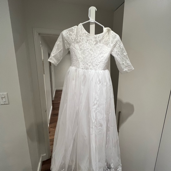 JJ’S HOUSE LITTLE GIRL FLOWER GIRL DRESS - Picture 5 of 7